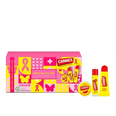 CARMEX Balsamo caja rosa aecc lote 3 unidades 