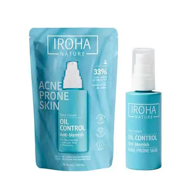 IROHA NATURE Crema facial oil control 50 ml. 