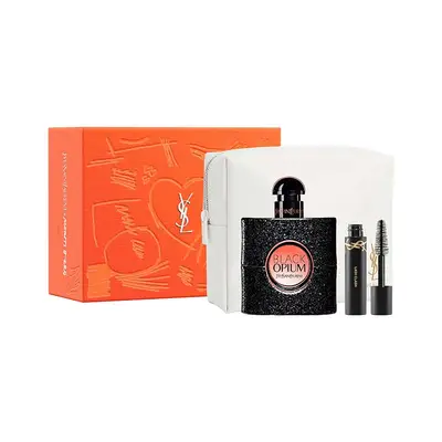 YVES SAINT LAURENT Estuche <br> black opium <br> eau de parfum <br> 50 ml vaporizador + <br> minilc <br> + pouch 