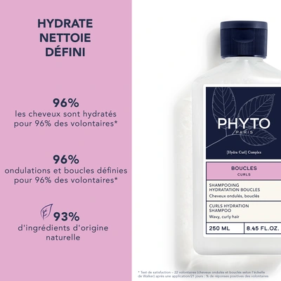 PHYTO Champú hidratación de rizos - 250ml 