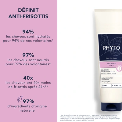 PHYTO Gel-crema definición de rizos día 1 - 150ml 