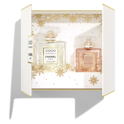 CHANEL Estuche coco <br> mademoiselle <br> eau de parfum <br> 50 ml vaporizador <br> + body oil <br> 100 ml 