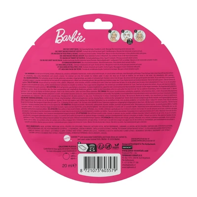 SENCE COLLECTION Mascarilla facial tela barbie weather magenta 20 ml 