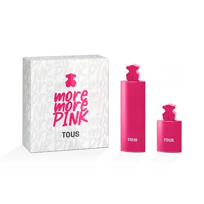 TOUS Estuche more more pink <br> eau de toilette <br> 90 ml vaporizador <br> +<br> 30 ml vaporizador <br> 