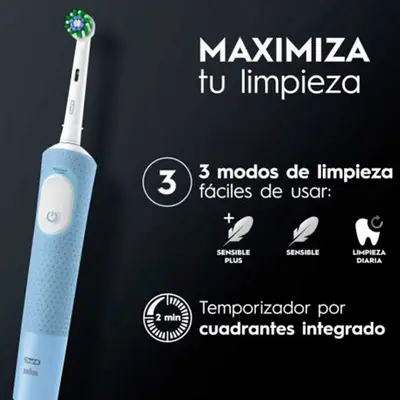 ORAL-B Cepillo eléctrico vitality + 2 recambios + pasta de dientes 75 ml 