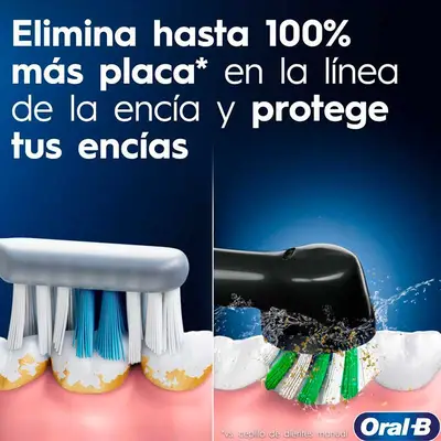 ORAL-B Estuche cepillo eléctrico pro1 + 2 recambios + funda de viaje 