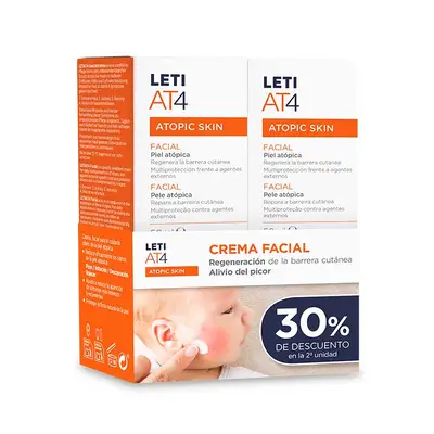 LETI At-4 facial piels secas lote de 2x50 ml 