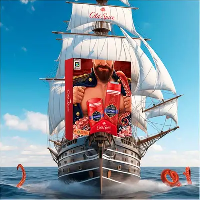 OLD SPICE Estuche captain desodorante stick 50 ml + gel de ducha 250 ml 