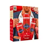 OLD SPICE Estuche gentleman desodorante stick 50 ml + desodorante spray 150 ml + gel de ducha 250 ml + regalo 