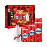 OLD SPICE Estuche gamebox desodorante whitewater stick 50 ml + desodorante spray 150 ml + gel de ducha 400 ml + captain after shave 