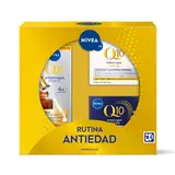 NIVEA Set facial q10 crema de día fp15 50 ml + crema de noche 50 ml + serum expert doble accion 30 ml 