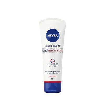 NIVEA Set repara y cuida crema de manos reparadora 100 ml + liposan repara y cuida 4,8 gr + tarro crema urea repara y cuida 400 ml + gel de ducha repara y cuida 250 ml 