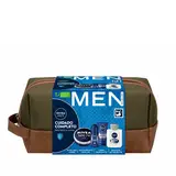 NIVEA Set men cuidado completo balsamo after shave protege y cuida 100 ml + men creme 75 ml + desodorante roll on protege y cuida men 50 mlma hidratante protege y cuida 75 ml 