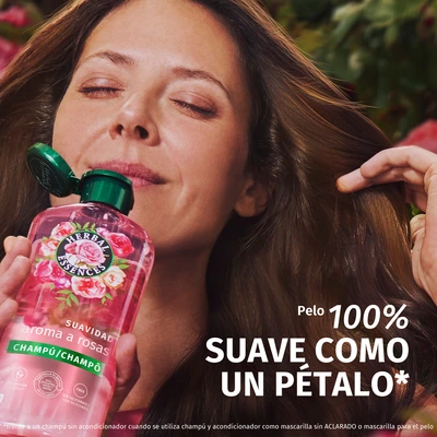 HERBAL Champú rosa 350ml 