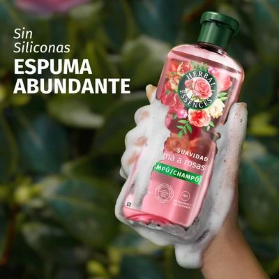 HERBAL Champú rosa 350ml 