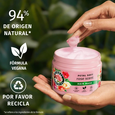 HERBAL Suavidad mascarilla aroma a rosas 