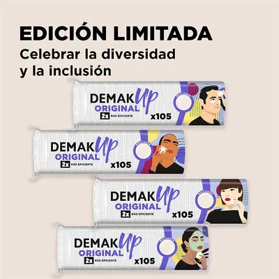 DEMAK UP Discos desmaquillantes original 105 unidades 