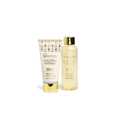 IDC Set de baño mini scented gold gel de ducha 100ml + locion corporal 50ml 