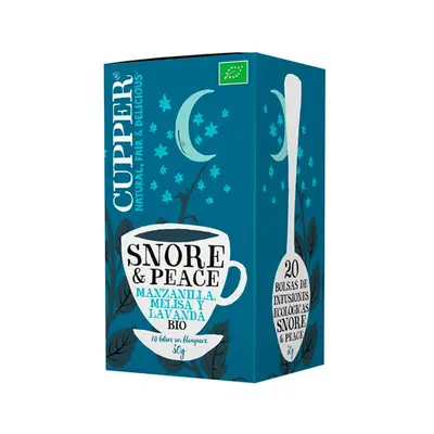 CUPPER Infusion bio snore&peace 20 unidades 