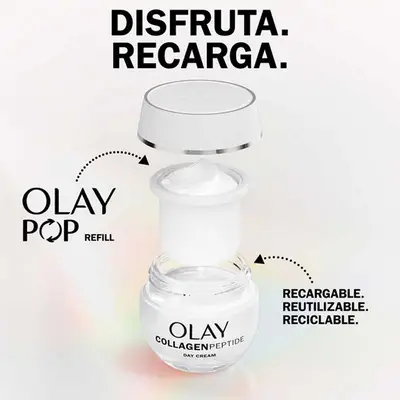 OLAY Collagen pepetide crema de día spf 30 50 ml producto recargable 