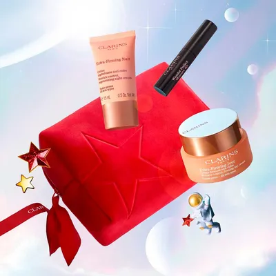 CLARINS Estuche crema <br> extra firming dia <br> todo tipo de piel 50 ml <br> + crema extra firming <br> noche 15 ml zbr>+ mascara pestañas  <br> wp 4d 