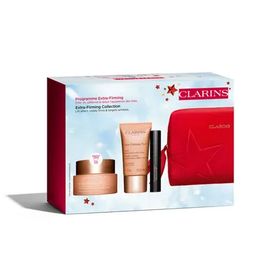 CLARINS Estuche crema <br> extra firming dia <br> todo tipo de piel 50 ml <br> + crema extra firming <br> noche 15 ml zbr>+ mascara pestañas  <br> wp 4d 