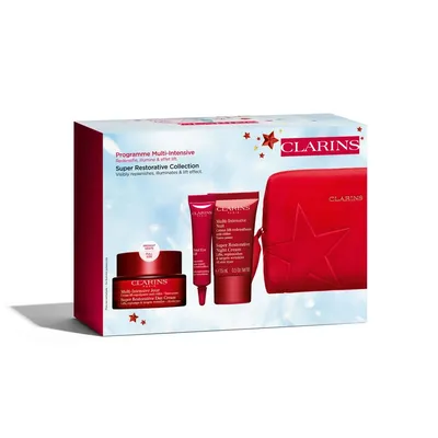 CLARINS Estuche crema multi intensiva <br> dia todo tipo de piel 50 ml  <br> + crema multi intensiva <br> noche 15 ml <br> + contorno de ojos <br> total 