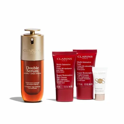 CLARINS Estuche double serum <br> g-9 50 ml <br> 6 crema multi intensiva <br> dia todo tipo piel <br> 15 ml <br> + crema multi intensiva <br> noch 