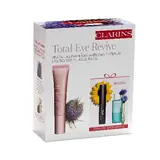 CLARINS Estuche contorno <br> ojos total eye revive <br> 15 ml +  <br> locion desmaquillante <br> expres de ojos 10 ml <br> mascara pestañas <br> 