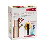 CLARINS Estcuhe contorno ojos <br> total eye smooth <br> 15 ml  <br> +locion desmquillante <br> expres de ojos 10ml <br> + mascara pestañas <br> s 