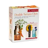 CLARINS Estuche contorno ojos <br> double serum 20ml <br> + locion desmaquillante <br> expres de ojos 10ml <br> + mascara pestañas <br> supra xxl negro 