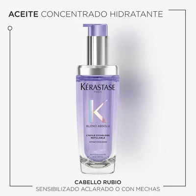 KERASTASE Chronologiste lhuile de parfum <br>aceite que aporta luminosidad y reparacion para cabellos rubios 