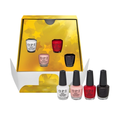 OPI Estuche nail <br> lacquer 4 minis <br> edicion limitada  <br> 