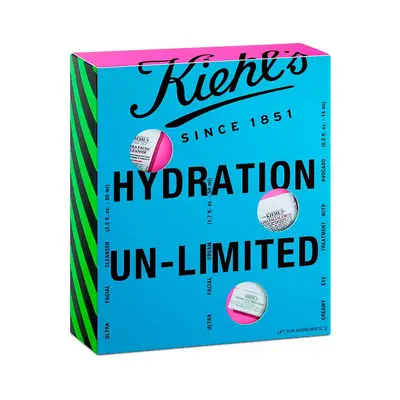 KIEHLS Estuche ultra facial <br> limpiador 75 ml <br> + ultra cream 50ml <br> + contorno de ojos <br> avocado 14ml 