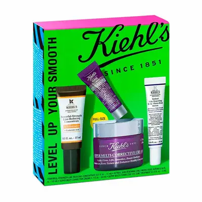 KIEHLS Estuche multicorrect <br> crema 50ml <br> + contorno de ojos 3ml <br> + micro dose trt 10ml <br> + contorno ojos <br> vitamina c 15ml 