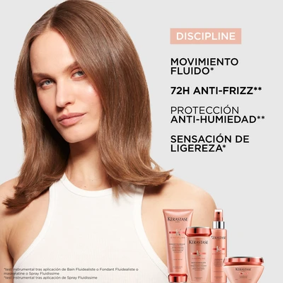 KERASTASE Estuche discipline<br> champu 250 ml+<br> acondicionador 200 ml<br>+ leche termoprotectora 150 ml 