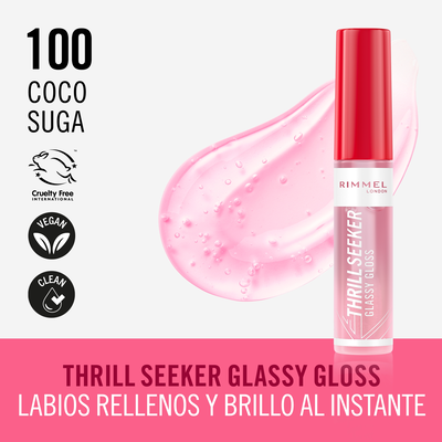 RIMMEL Thrill seeker glassy gloss <br> brillo labial 