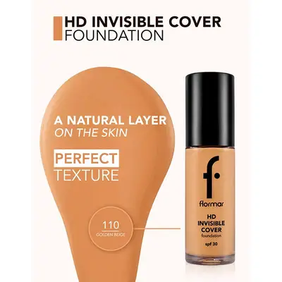 FLORMAR Base de maquillaje invisible hd coverage 