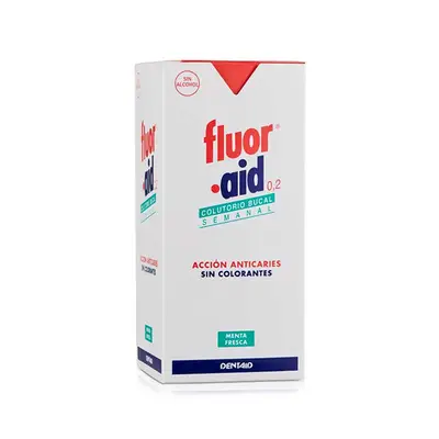 FLUOR AID Fluor aid 0,2 colutorio bucal semanal 150 ml 