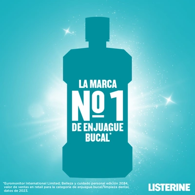 LISTERINE Enjuague bucal mentol 1 litro 