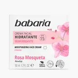 BABARIA Crema hidratante rosa mosqueta spf 15 50 ml 