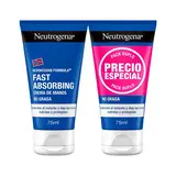 NEUTROGENA Lote cremas absorción rápida 2x75 ml 