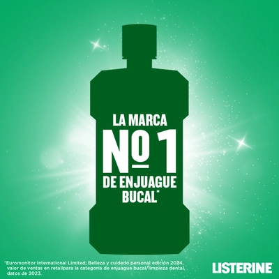 LISTERINE Enjuague bucal dientes y encias 1 litro 