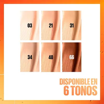 MAYBELLINE NEW YORK Superstay skin tint + vitamina c 24h 