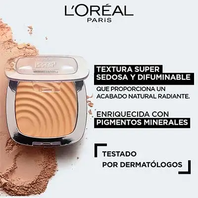 LOREAL PARIS Reno accord perfect polvos 