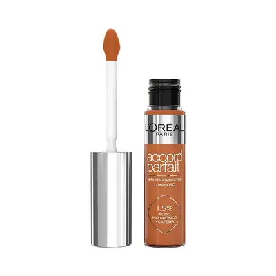 LOREAL PARIS Accord parfait serum radiant concealer<br>con ?cido hialur?nico y cafe?na 