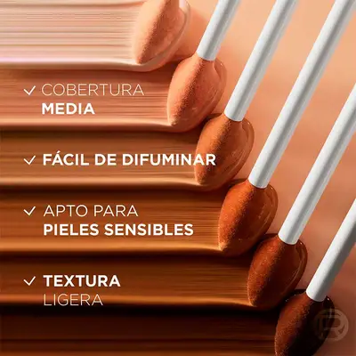 LOREAL PARIS Accord parfait serum radiant concealer<br>con ?cido hialur?nico y cafe?na 