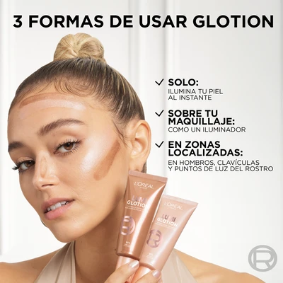 LOREAL PARIS Paradise glotion<br>  fórmula iluminadora 