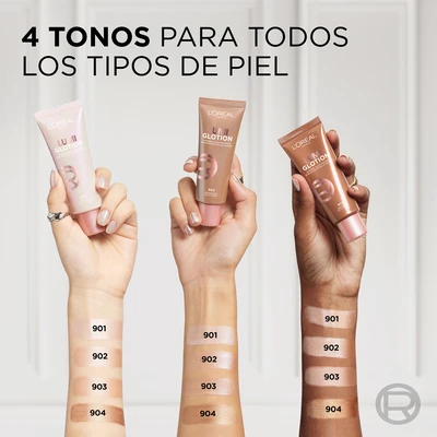 LOREAL PARIS Paradise glotion<br>  fórmula iluminadora 