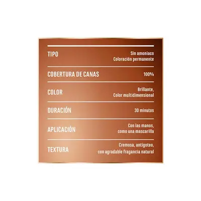 GOOD COCOON Tinte capilar castaño golden hour n-5.32 